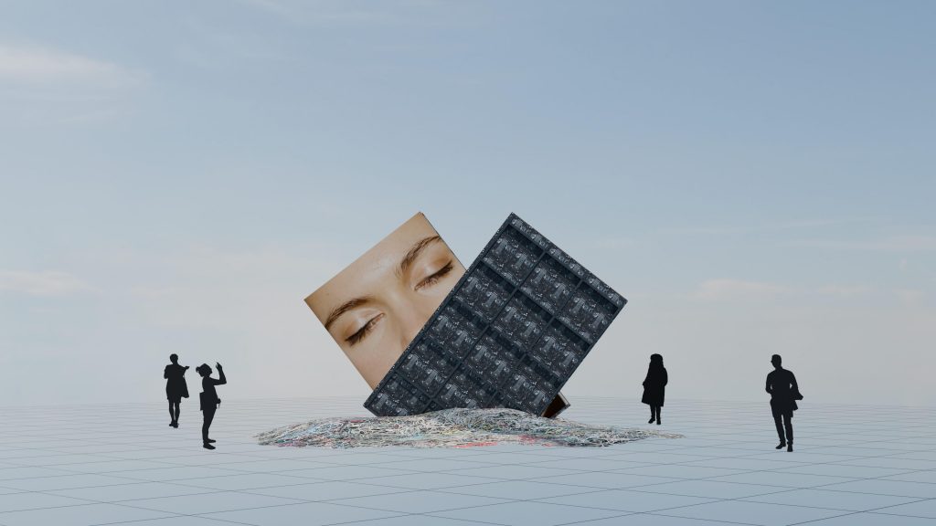 エキソニモ 《Kiss, or Dual Monitors 2026》 2026年恵比寿映像祭ヴァージョン